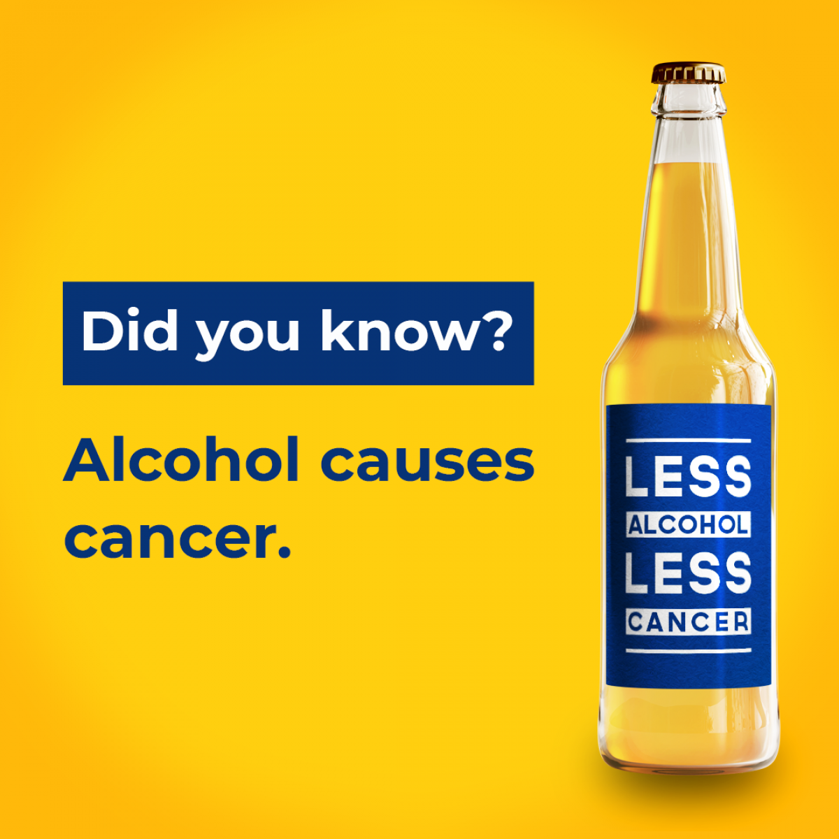New Cancer Society campaign sheds light on link between cancer and alcohol