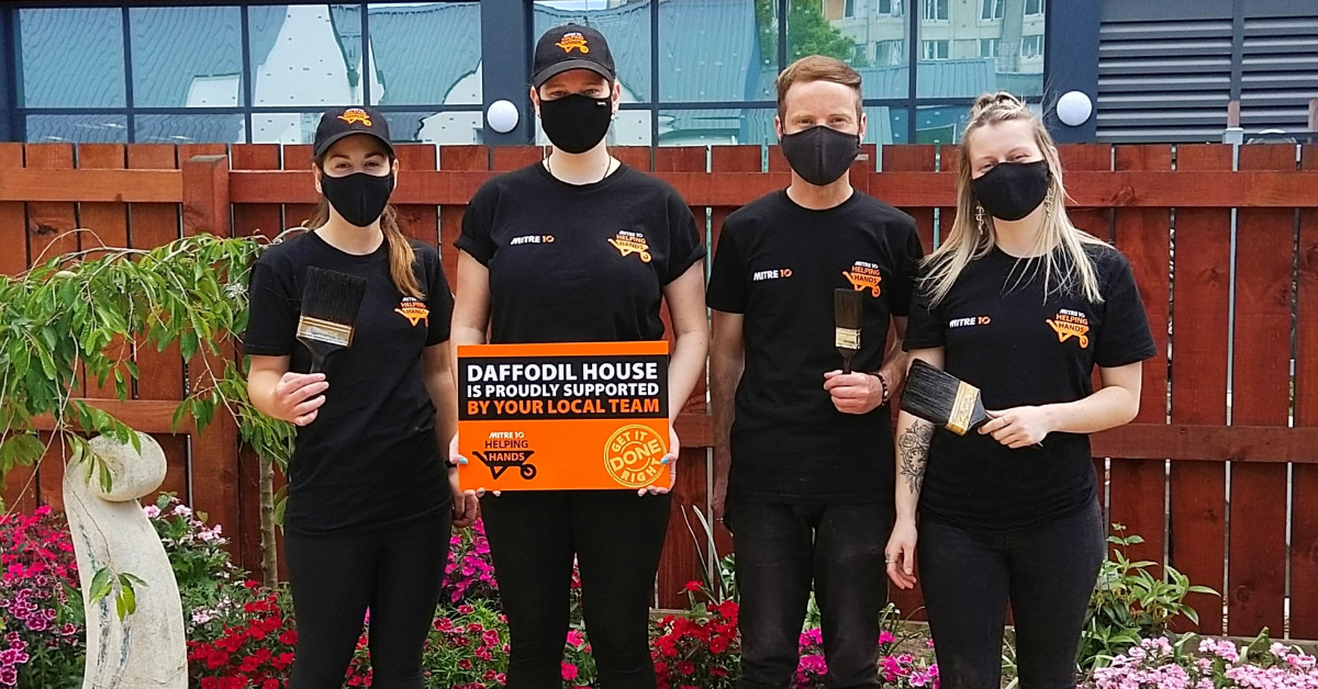 Cancer Society NZ — Dunedin's Daffodil House benefits from Mitre 10