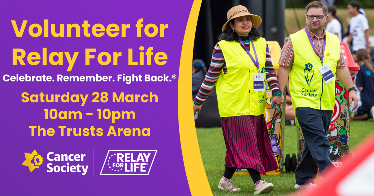 Cancer Society NZ — Relay for Life 2026- Register Your Interest