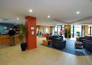 Domain Lodge Auckland reception area